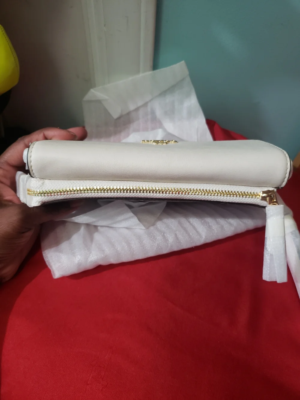 Coach crossbody white